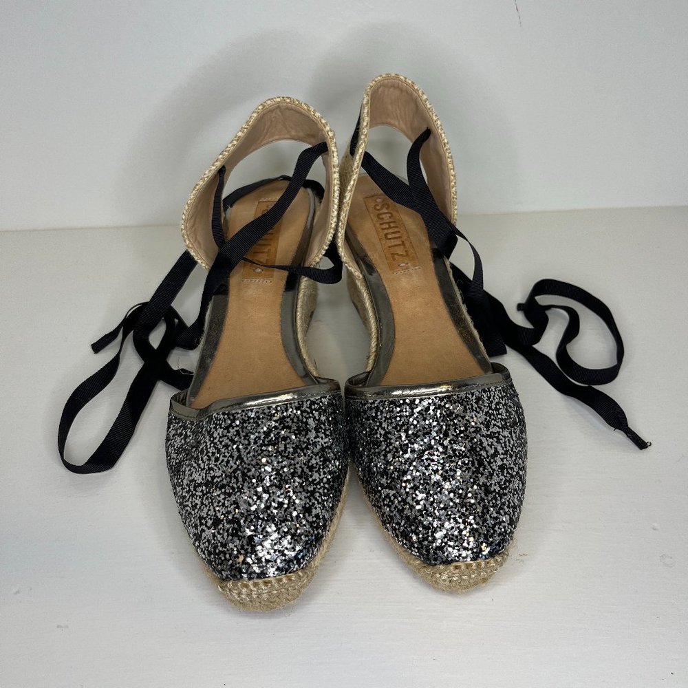 Schutz Lace Up Espadrille